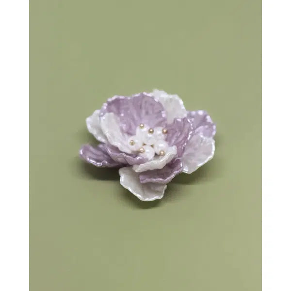 Vintage Button - Pearl Fleur