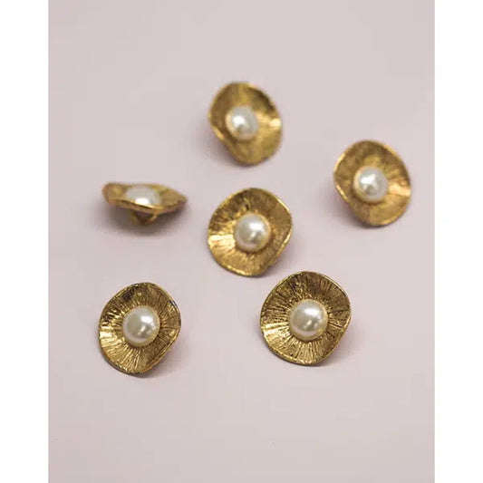 Vintage Button -  Perla | Truro Fabrics