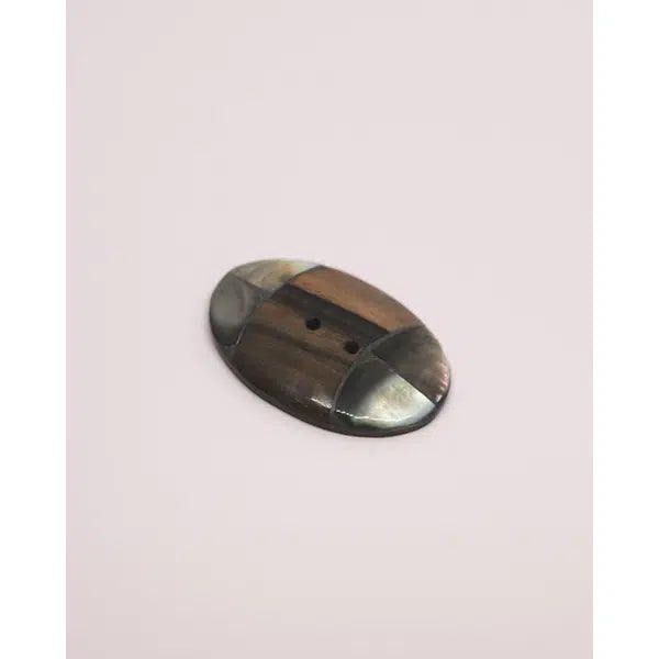 Vintage Button - Runa Oval