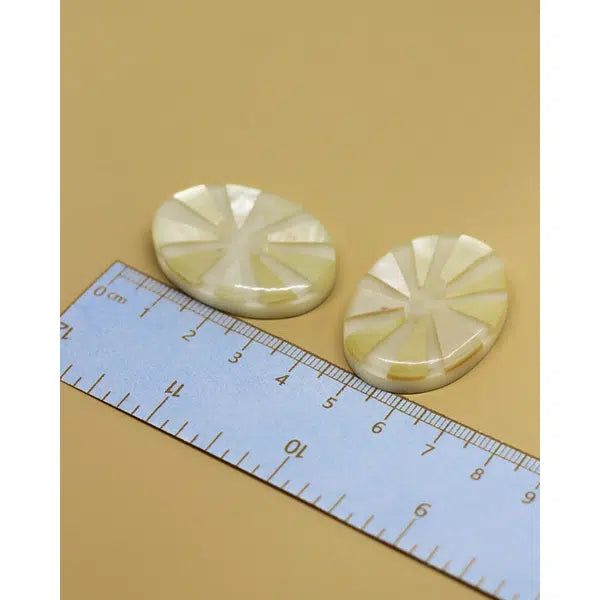 Vintage Nacre Button - Celestia 31mm