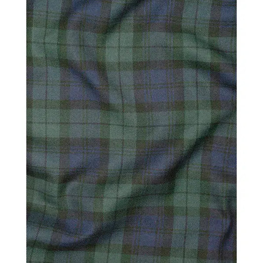 Viscose Blend Fabric - Blackwatch Tartan