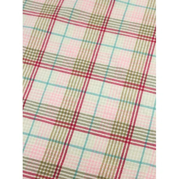 Viscose Blend Seersucker Fabric - Picnic Plaid