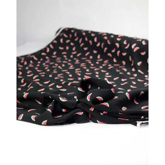 Viscose Challis Fabric - Watermelon Punch