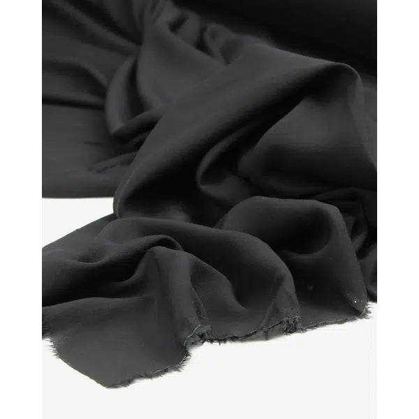 Viscose Challis Lawn Fabric - Black