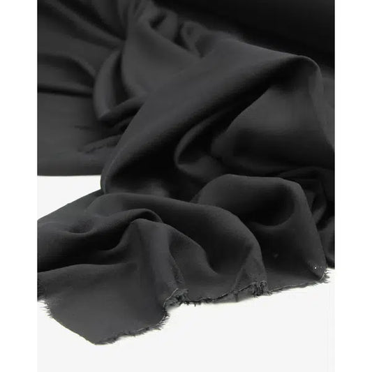 Viscose Challis Lawn Fabric - Black