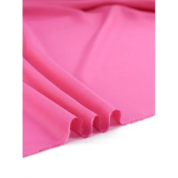 Viscose Challis Lawn Fabric - Cerise