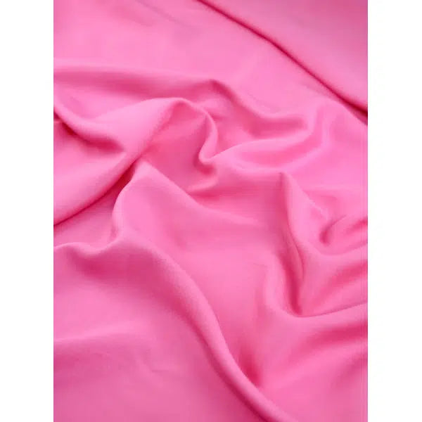 Viscose Challis Lawn Fabric - Cerise