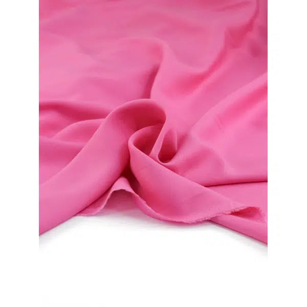 Viscose Challis Lawn Fabric - Cerise