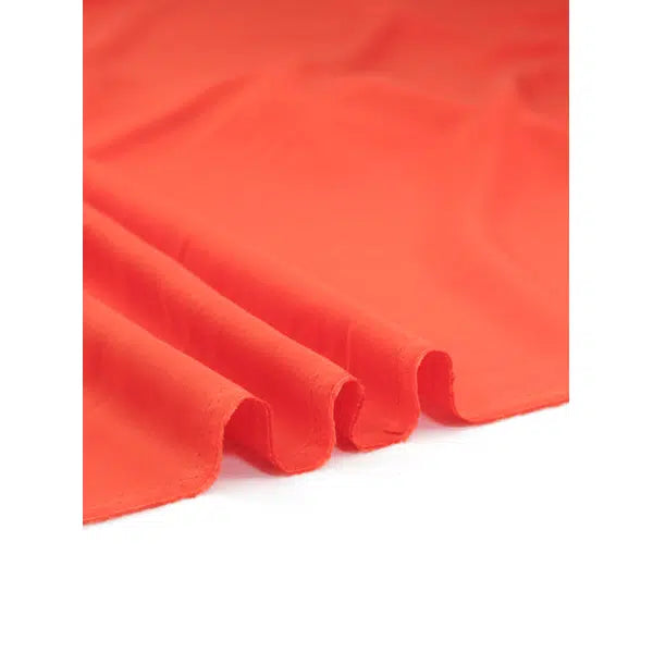Viscose Challis Lawn Fabric - Flame
