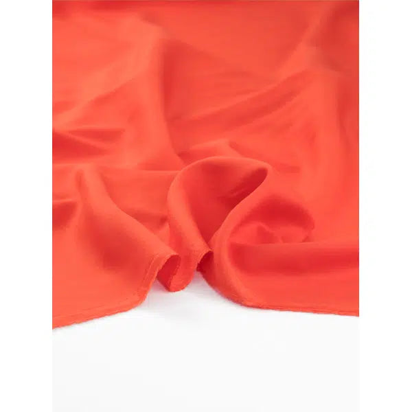 Viscose Challis Lawn Fabric - Flame