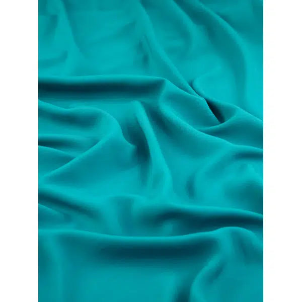 Viscose Challis Lawn Fabric - Peacock