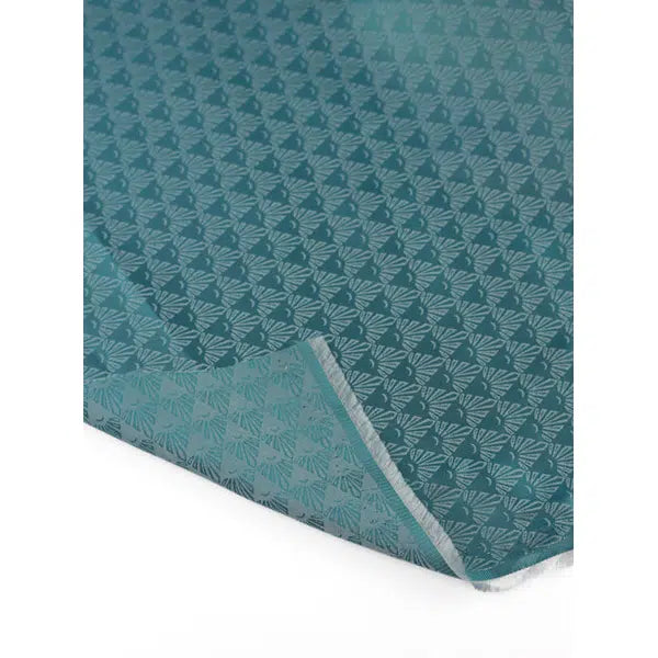 Viscose Jacquard Lining Fabric – Fern Fans Teal