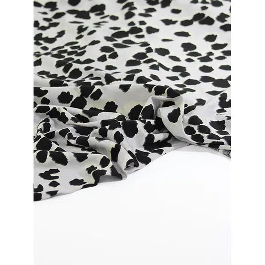 Viscose Jersey Fabric - Lunar Leopard