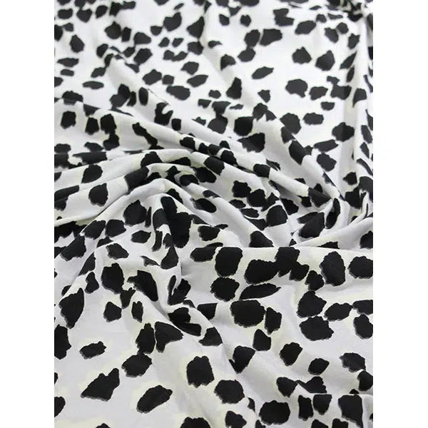Viscose Jersey Fabric - Lunar Leopard