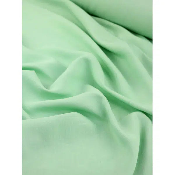 Viscose & Linen Fabric - Celadon – view 4 | Truro Fabrics