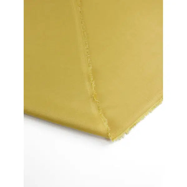 Viscose & Linen Fabric - Custard – view 4 | Truro Fabrics
