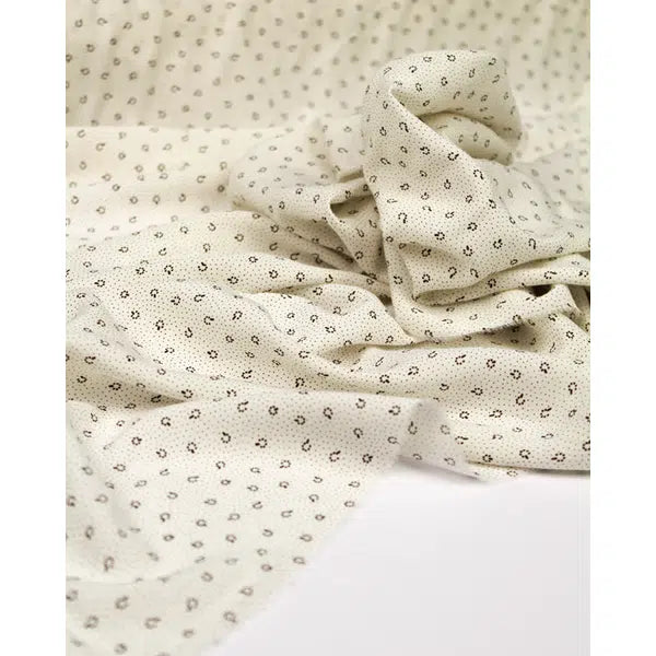 Viscose Micro Crepe Fabric - Delilah Dot