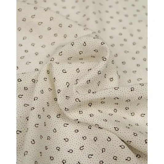 Viscose Micro Crepe Fabric - Delilah Dot