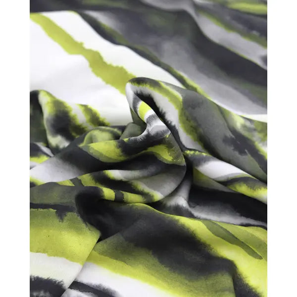 100% Viscose Twill Fabric - Acid Ink – view 3 – Truro Fabrics