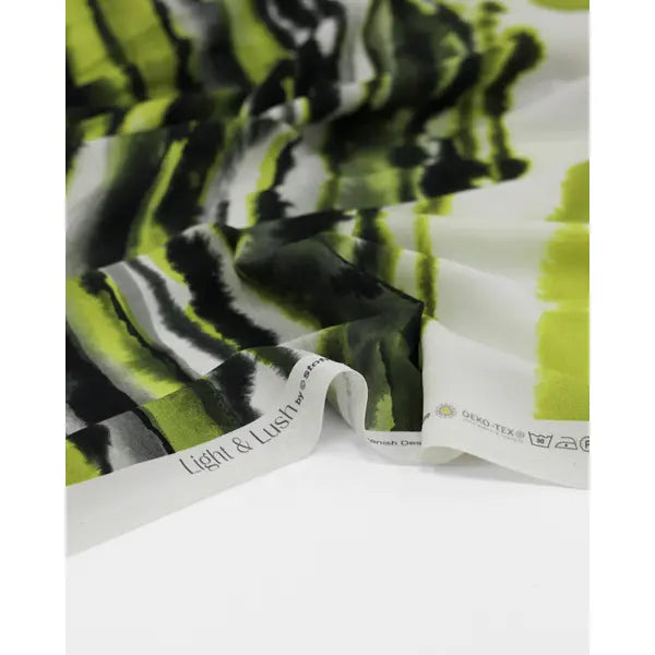 100% Viscose Twill Fabric - Acid Ink – view 4 – Truro Fabrics