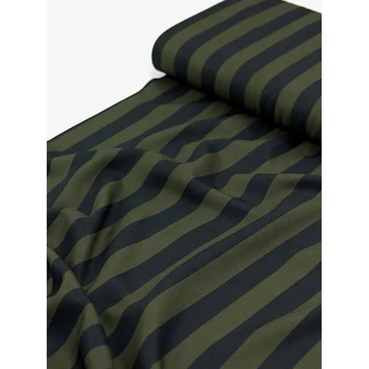 100% Viscose Twill Fabric - Cadence Stripe - Juniper – Truro Fabrics