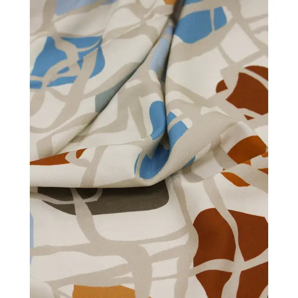 100% Viscose Twill Fabric - Pebble Path – view 5 – Truro Fabrics