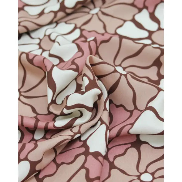 100% Viscose Twill Fabric - Wavy Daisy – view 4 – Truro Fabrics