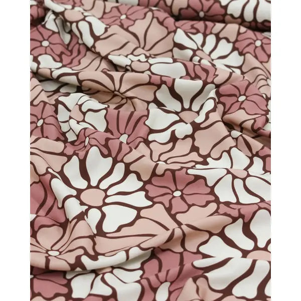 100% Viscose Twill Fabric - Wavy Daisy – Truro Fabrics