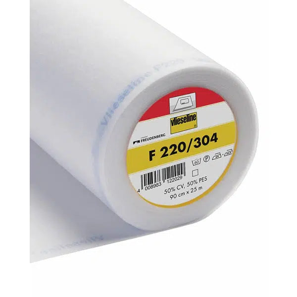 Vlieseline Fusible Interfacing Fabric - Standard Medium - White
