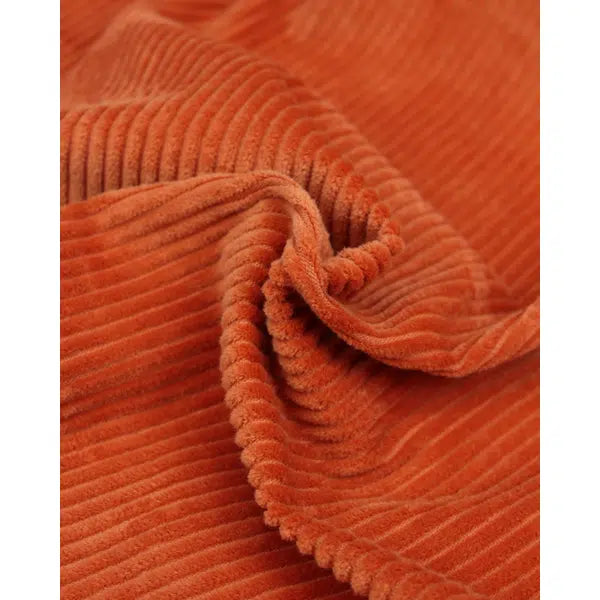 Washed Jumbo Cord Fabric - Pumpkin