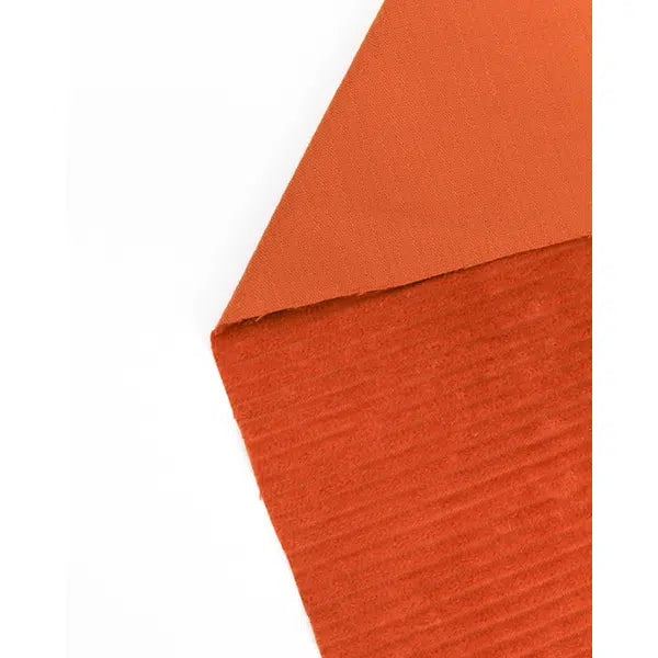 Washed Jumbo Cord Fabric - Pumpkin