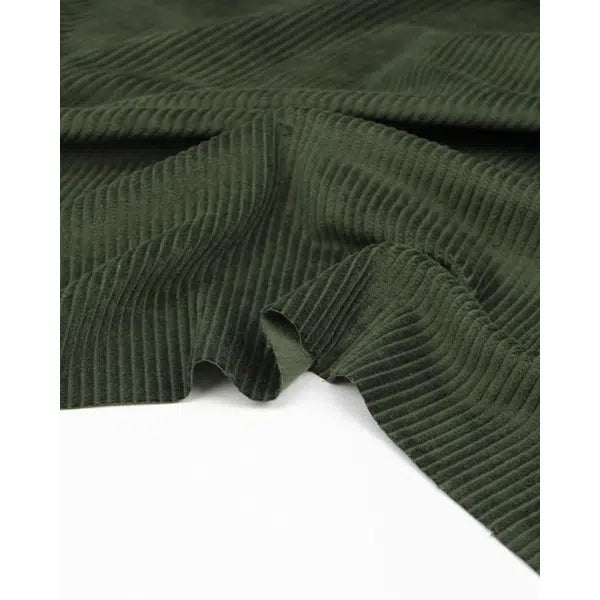 Washed Jumbo Corduroy Fabric - Bay