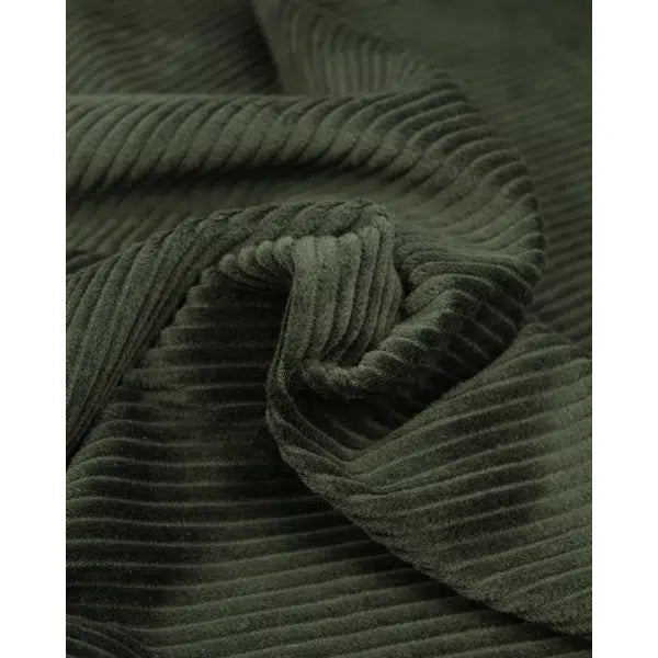 Washed Jumbo Corduroy Fabric - Bay
