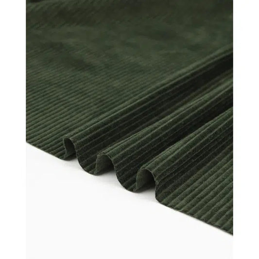 Washed Jumbo Corduroy Fabric - Bay