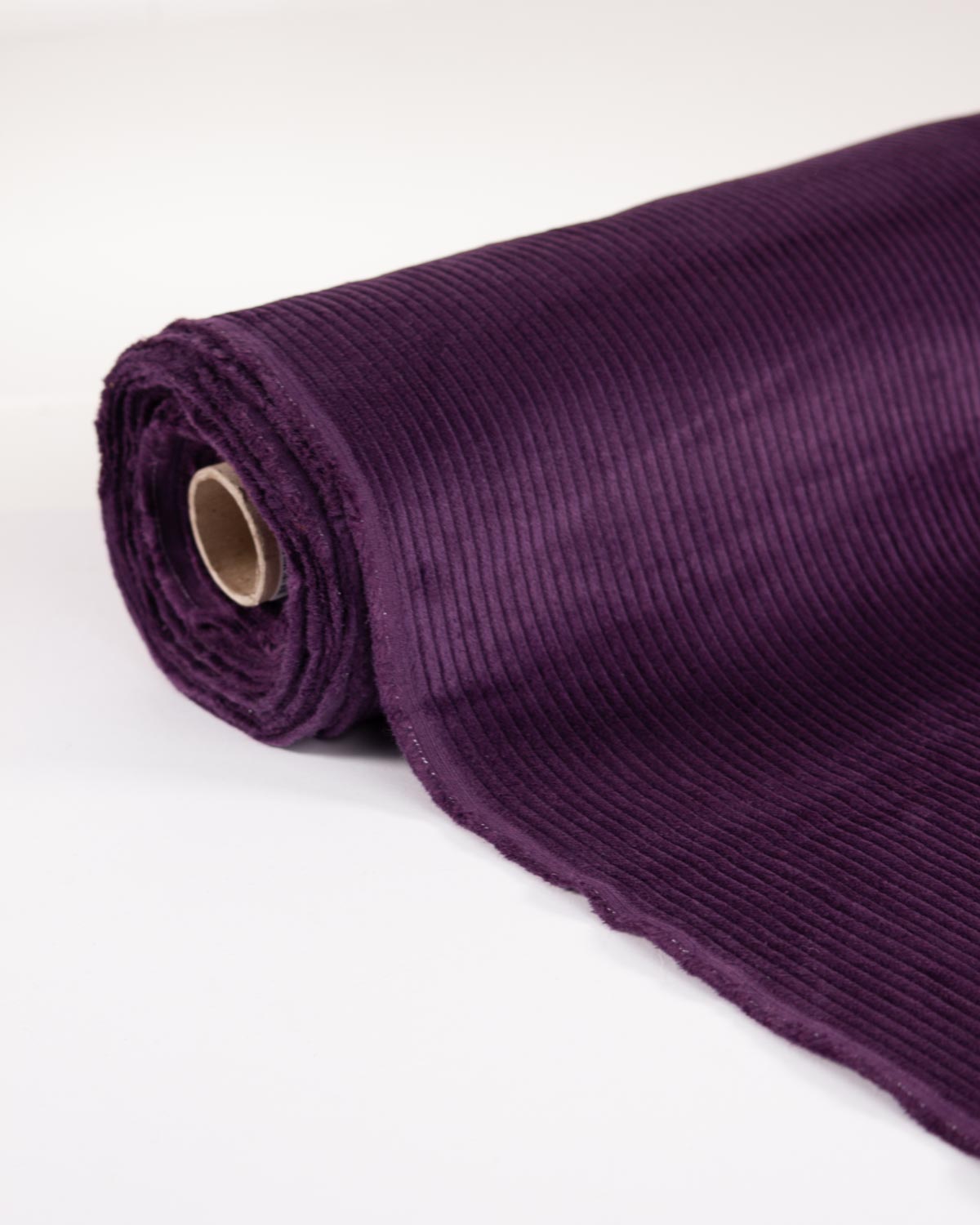 Washed Cotton Jumbo Corduroy - Damson Jam