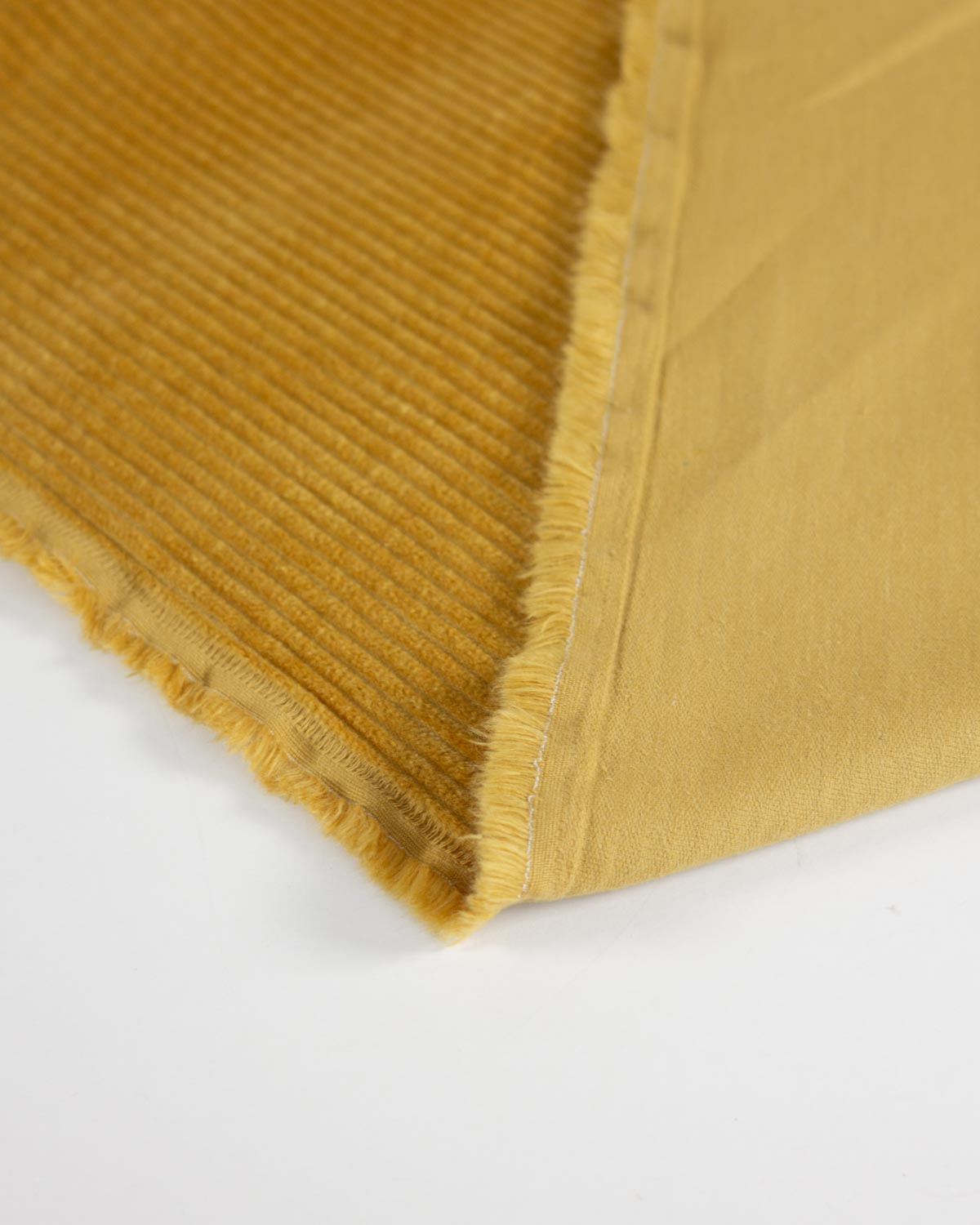 Washed Cotton Jumbo Corduroy - Mustard Seed