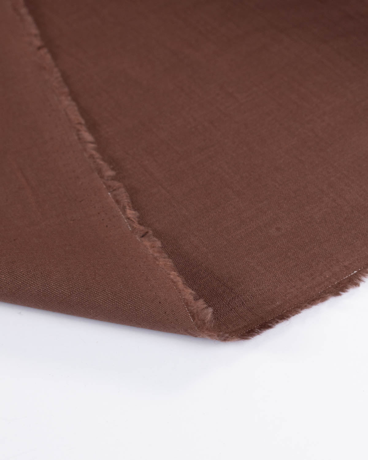 Washed Linen Fabric - Chestnut