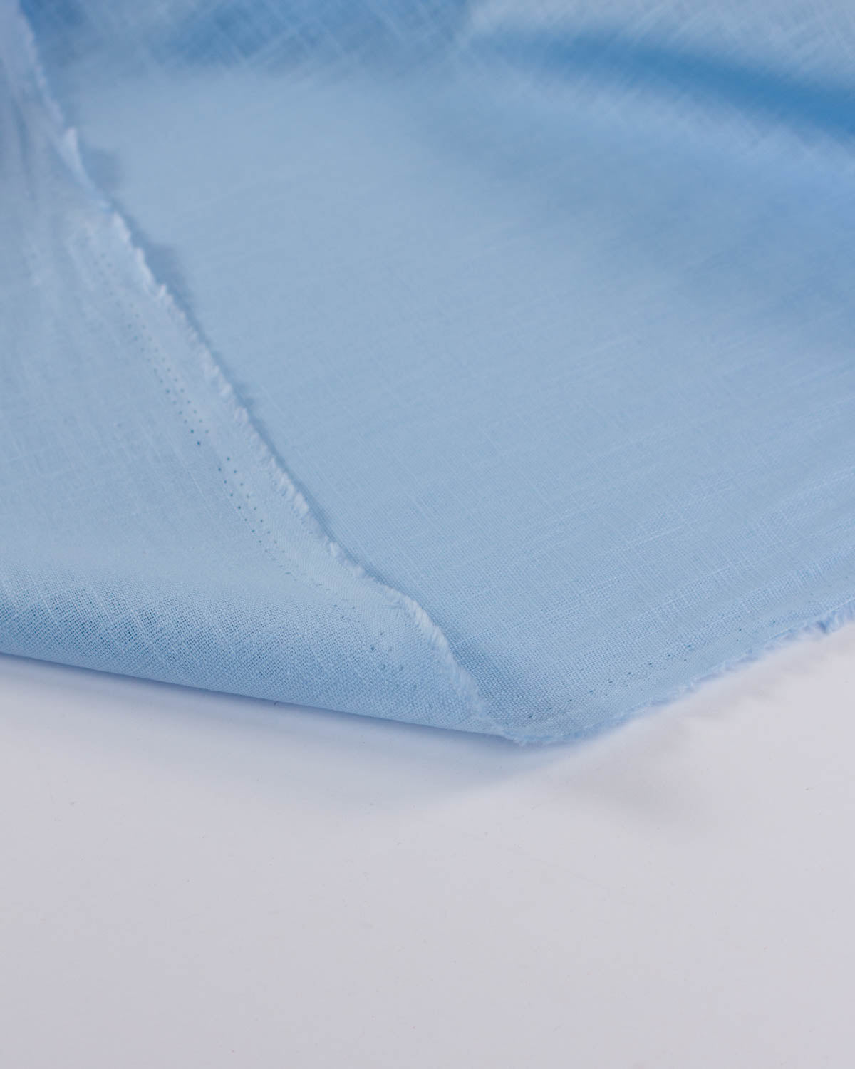 Washed Linen Fabric - Forget Me Not