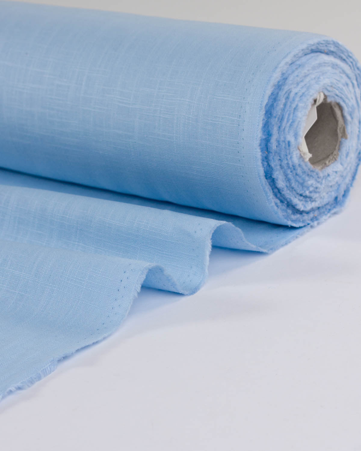 Washed Linen Fabric - Forget Me Not