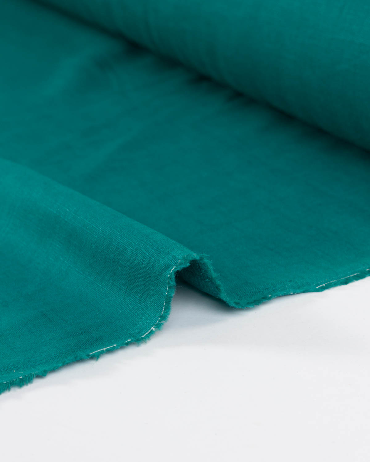 Washed Linen Fabric - Mermaid
