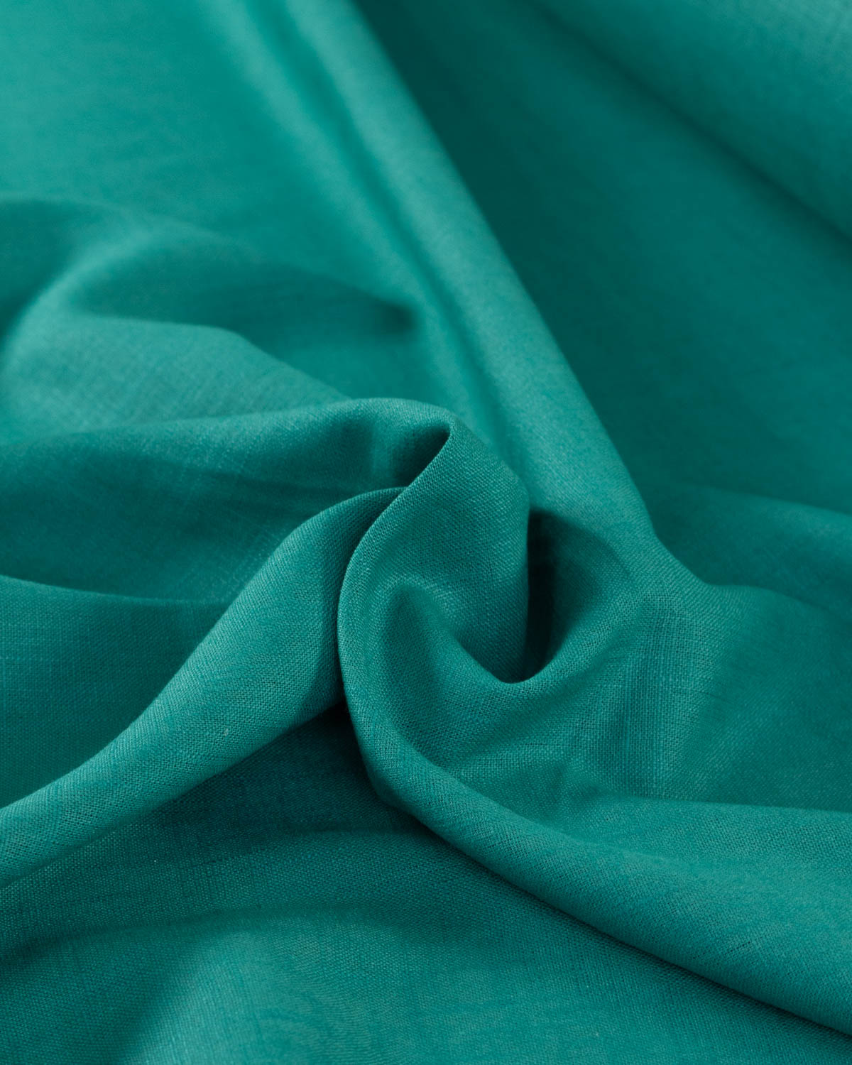 Washed Linen Fabric - Mermaid