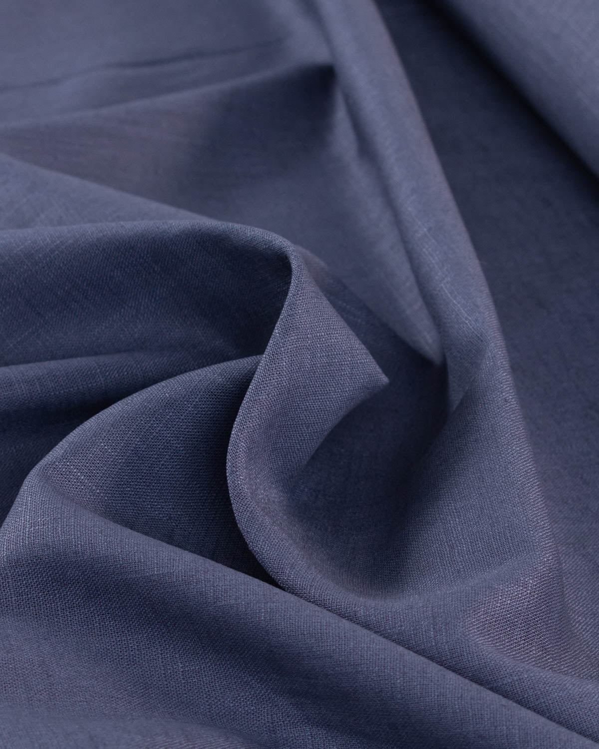 Washed Linen Fabric - Vintage Indigo