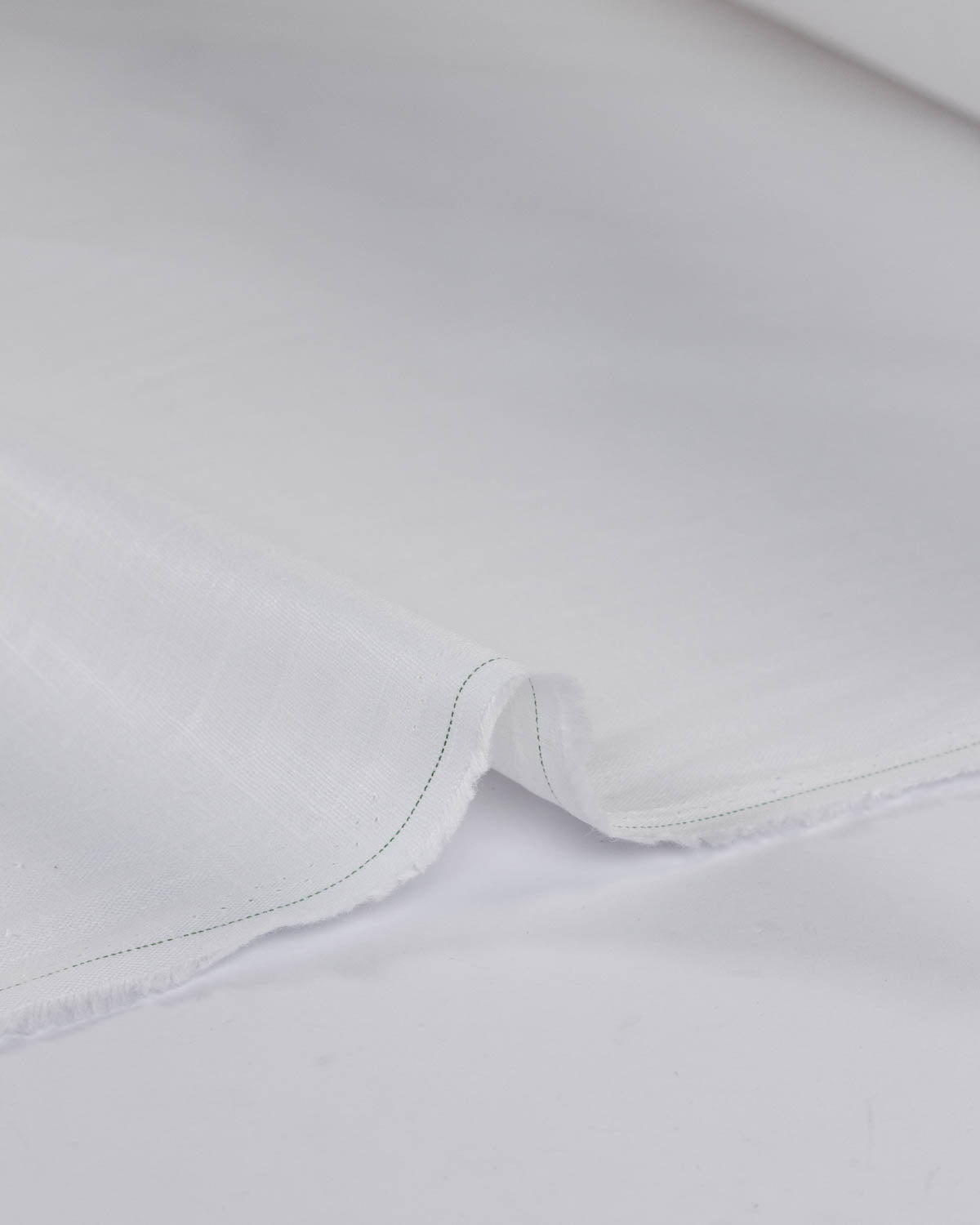 Washed Linen Fabric - White