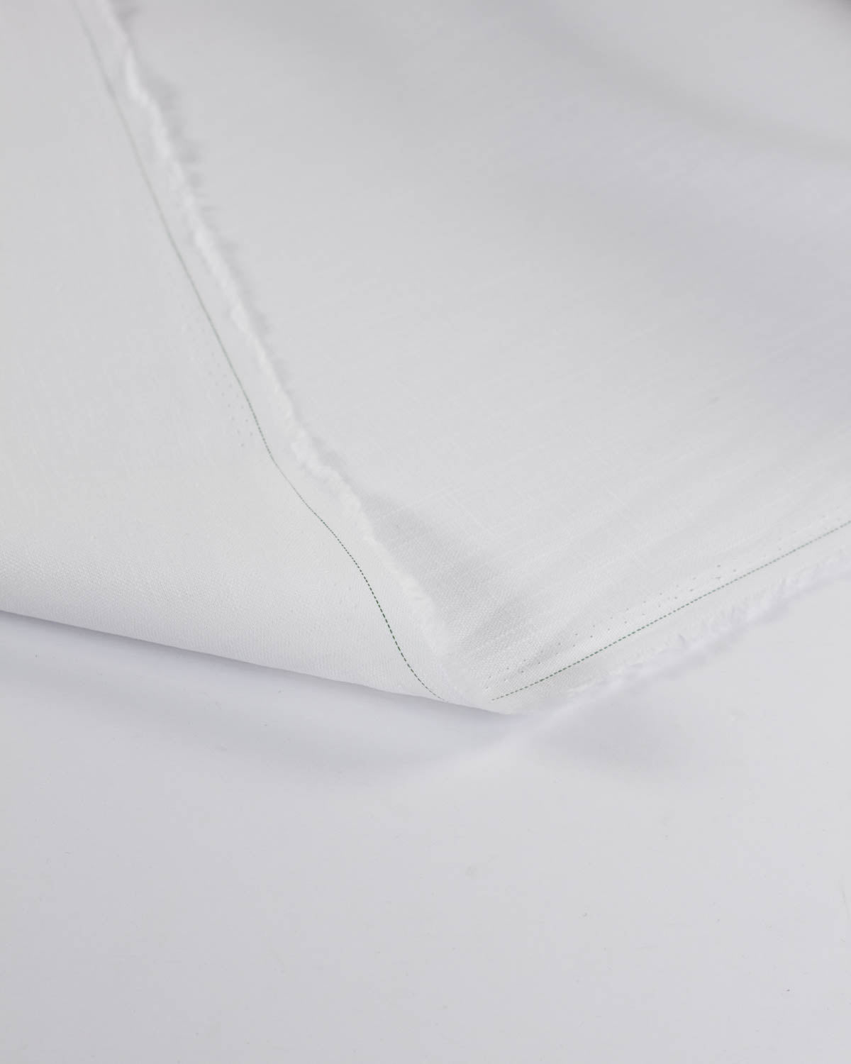Washed Linen Fabric - White