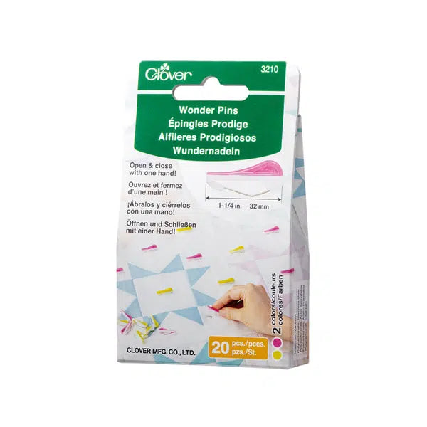 Clover - Wonder Pins 20 pcs – view 4 – Truro Fabrics