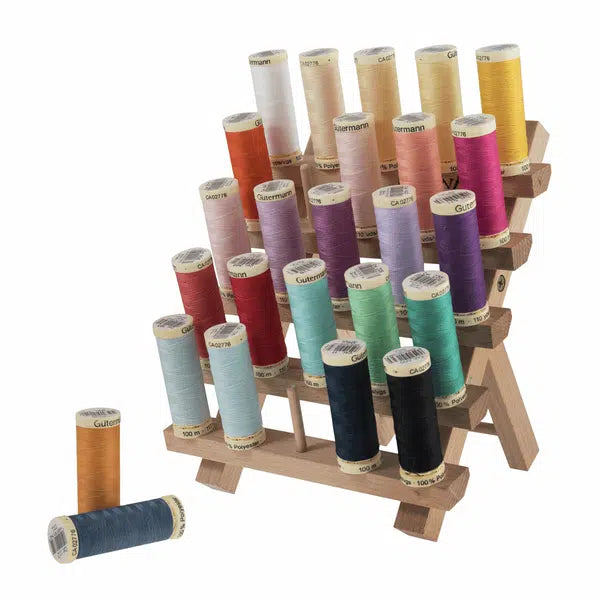 Wooden Thread Organiser - 25 Spools
