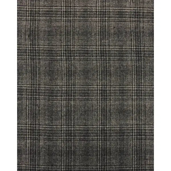 Wool Blend Fabric - Glen Plaid Charcoal