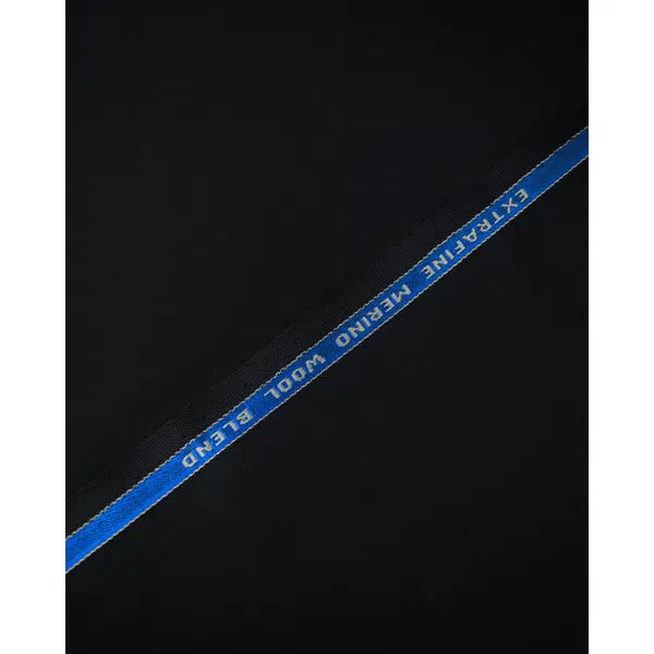 Wool Blend Suiting Fabric - Navy