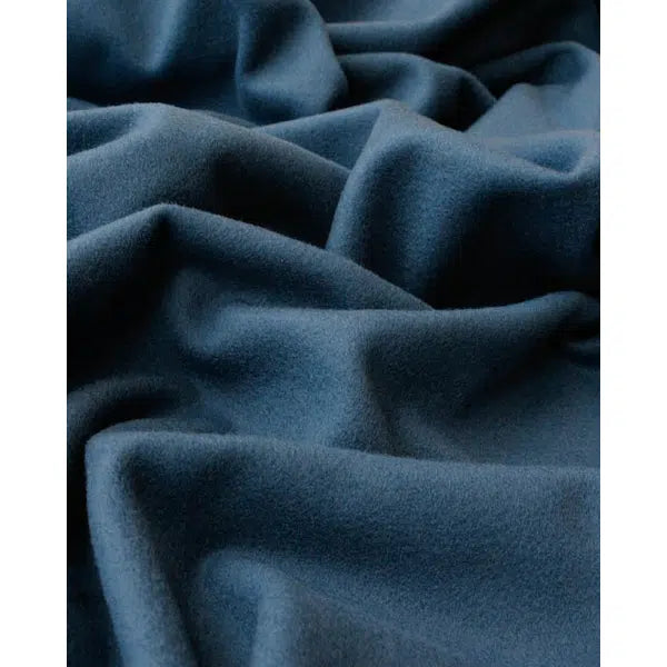 Wool & Cashmere Fabric - Airforce Blue