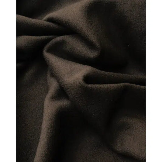 Wool & Cashmere Fabric - Chocolate Brown